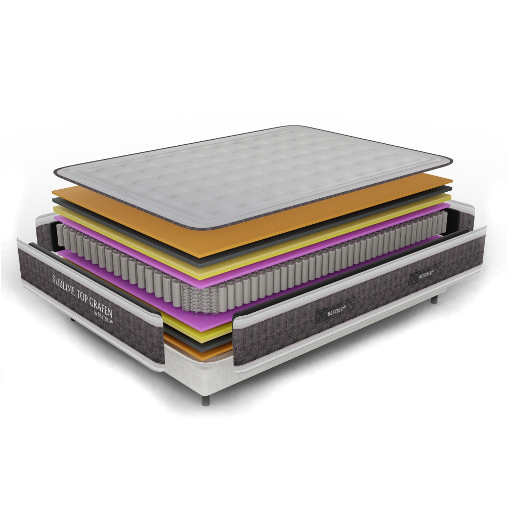 bestbed colchão sublime top grafen camadas