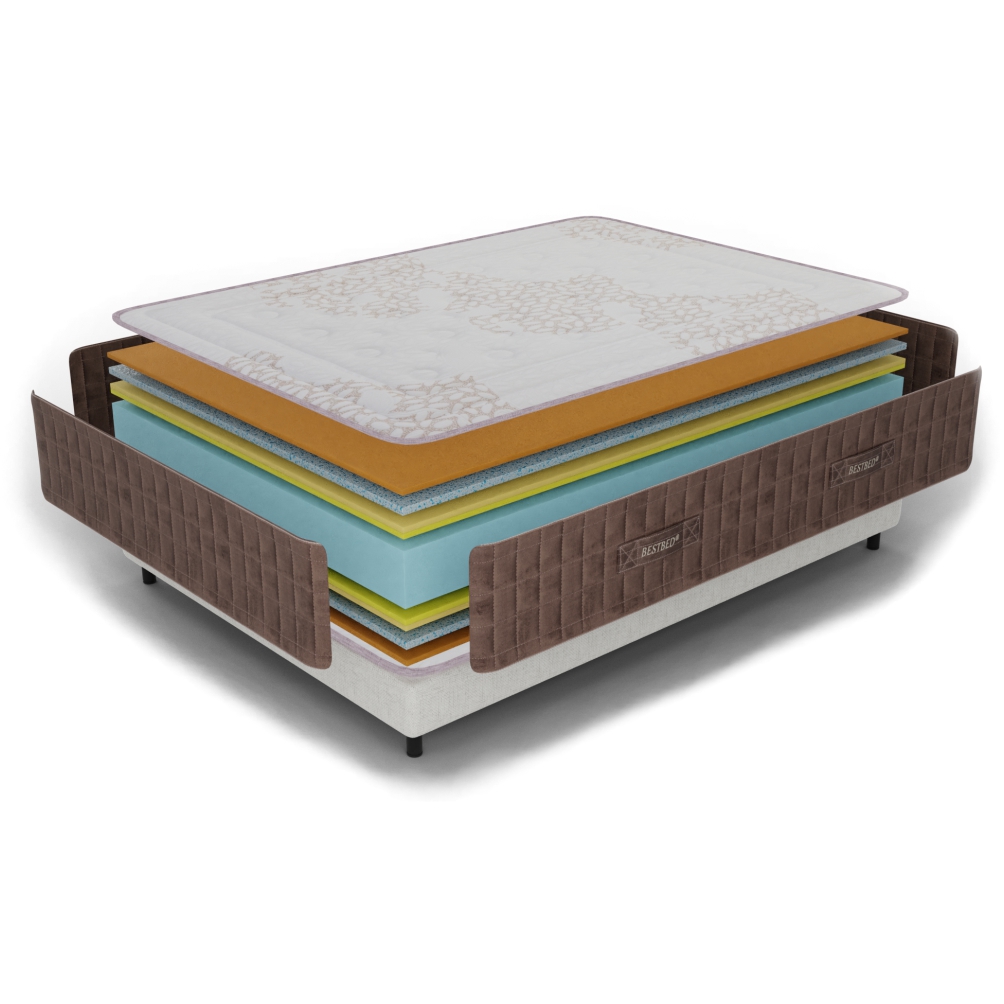 Colchão bestbed sensitive gel camadas